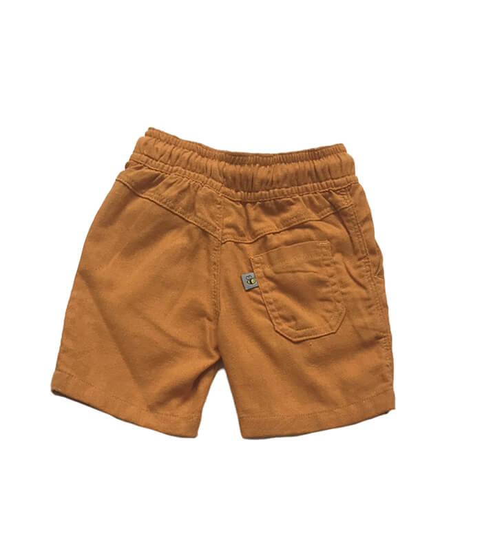 Dark Orange Baby Boy Short