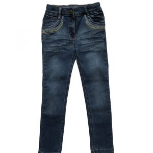 EMBROIDARY BLUE GIRLS DENIM