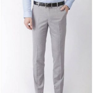 Grey Sharp Fit Formal Trousers